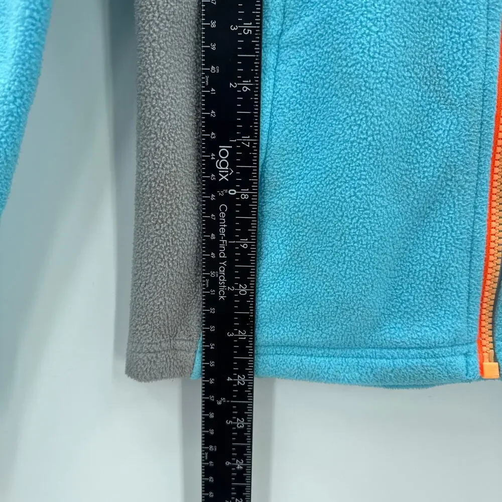 The North Face Fleece Jacket Women's Light Blue Gray‎ Full Zip Outdoor Hiking